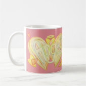 Angel Wings Word Art Custom Coffee Cup Kaffeetasse (Links)