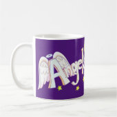 Angel Wings Word Art Custom Coffee Cup Tasse (Links)