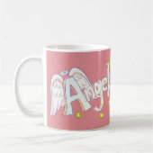 Angel Wings Word Art Custom Coffee Cup Tasse (Links)