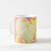 Angel Wings Word Art Custom Coffee Cups Kaffeetasse (Vorderseite Links)