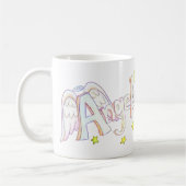 Angel Wings Word Art Custom Coffee Mugs Kaffeetasse (Links)