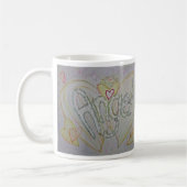 Angel Wings Word Art Custom Coffee Mugs Kaffeetasse (Links)