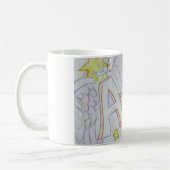 Angel Wings Word Art Custom Coffee Tasse (Links)