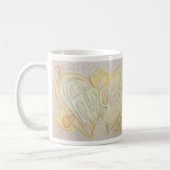 Angel Wings Word Art Custom Coffee Tasse (Links)