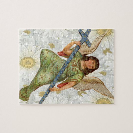 Angel With A Cross Puzzle (Horizontal)