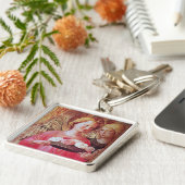 ANGEL WITH ROSE by Fra Angelico Schlüsselanhänger (Seite)