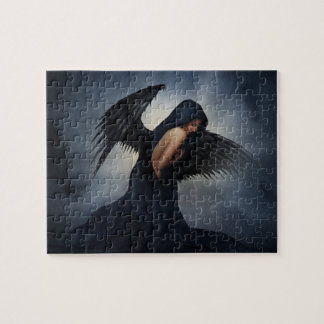 Angel women betrübt hübsch puzzle