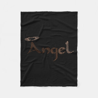 Angel Women Black History Monat Farbe Männer Afrik Fleecedecke