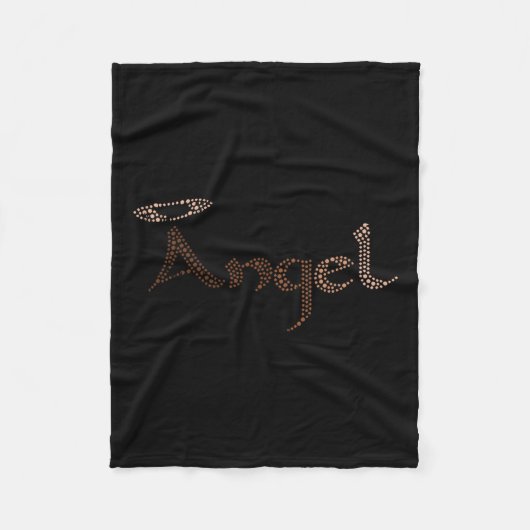 Angel Women Black History Monat Farbe Männer Afrik Fleecedecke (Vorderseite)