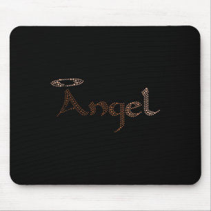 Angel Women Black History Monat Farbe Männer Afrik Mousepad