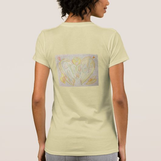 Angel Word Inspiration Custom Art Shirts (Rückseite)