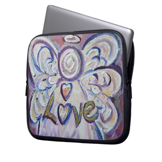 Angel Word Liebe Computer Sleeve Electronics Bag (Vorderseite Links)