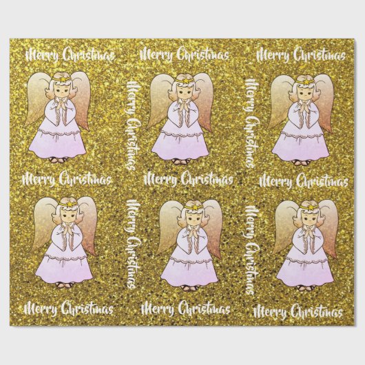Angel Wrapping Paper Geschenkpapier (Flach)
