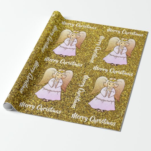 Angel Wrapping Paper Geschenkpapier (Ungerollt)