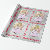 Angel Wrapping Paper Geschenkpapier (Ungerollt)