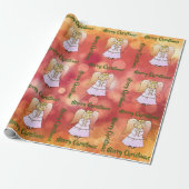 Angel Wrapping Paper Geschenkpapier (Ungerollt)