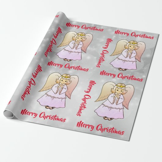 Angel Wrapping Paper Geschenkpapier (Ungerollt)