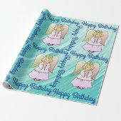 Angel Wrapping Paper Geschenkpapier (Ungerollt)