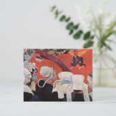 Angel Wrestling mit Jacob, Paul Gauguin Postkarte (Stehend Vorderseite)