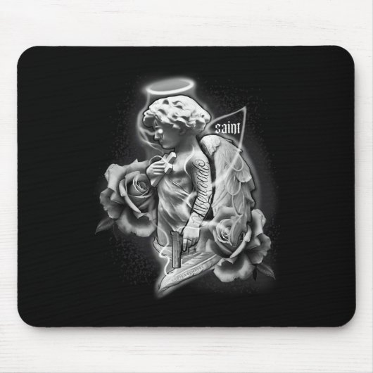Angel X St. X Rose Tattoo Mousepad (Vorne)