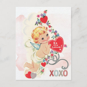 Angel Xoxo-Herz Postkarte