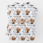 Angel Yorkie Wrapping Paper Flat Sheet Set 3 Geschenkpapier Set (Beispiel)