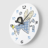 Angel-Zeit Große Wanduhr (Winkel)