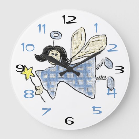 Angel-Zeit Große Wanduhr (Vorderseite)