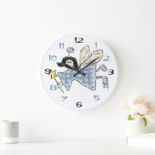 Angel-Zeit Große Wanduhr (Zuhause)