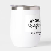 Angela Bingham Thermal Wine Tumbler (Rechts)