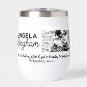 Angela Bingham Thermal Wine Tumbler (Vorderseite)