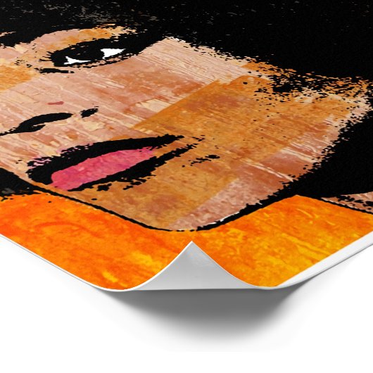 ANGELA DAVIS (FARBE) POSTER (Ecke)