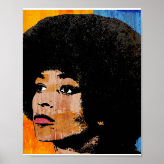 ANGELA DAVIS (FARBE) POSTER