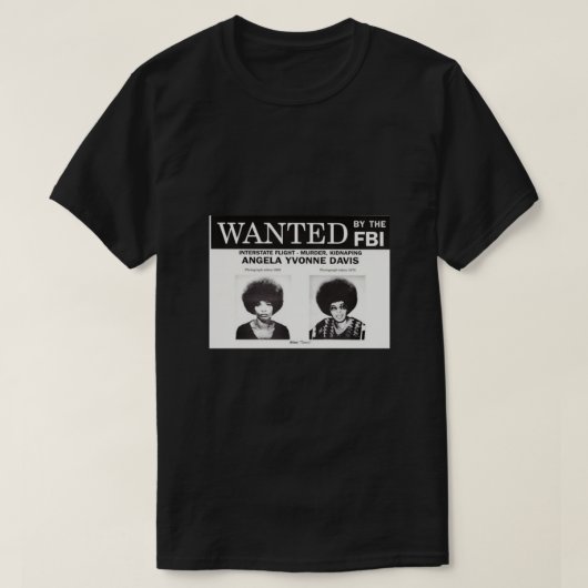 Angela Davis Gewollt Tri-mix T-Shirt (Design vorne)