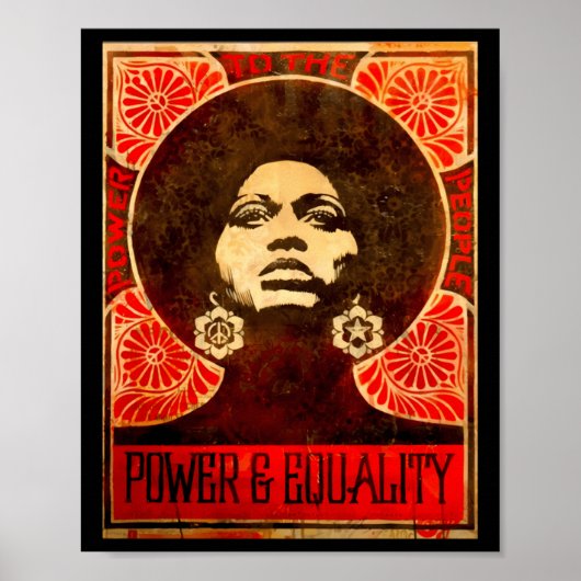 Angela Davis Poster 1971 Sticker (Vorne)