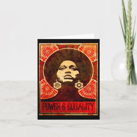 Angela Davis Poster 1971 Sticker Karte (Vorderseite)