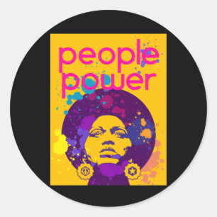 Angela Davis Poster Sticker
