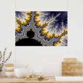 Angela - Fraktal Poster (Küche)