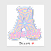 Angela Funky Names Aufkleber (Blatt)