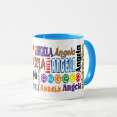 Angela-Kaffee-Tasse Tasse (VorderseiteRechts)