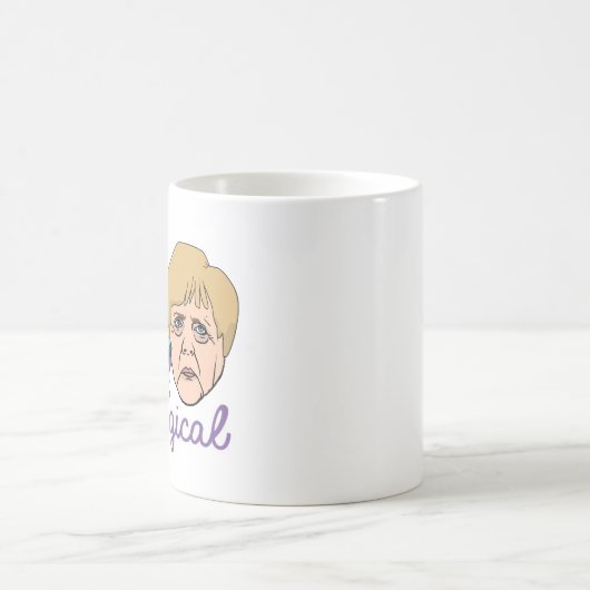 Angela Merkel ist magisch - - Kaffeetasse (Mittel)