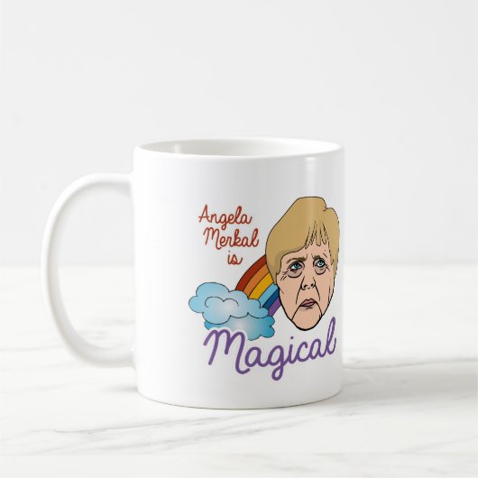 Angela Merkel ist magisch - - Kaffeetasse (Links)