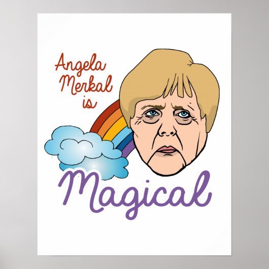 Angela Merkel ist magisch - Poster (Vorne)