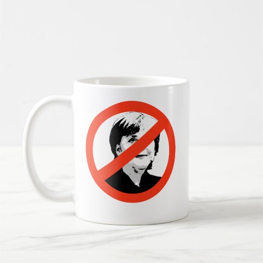 Angela Merkel Kaffeetasse (Links)