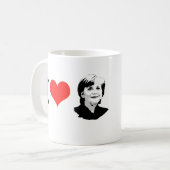 Angela Merkel Kaffeetasse (Vorderseite Links)