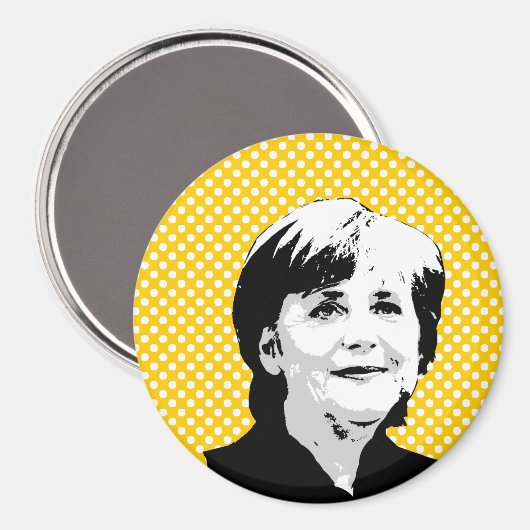Angela Merkel Magnet (Vorderseite/Rückseite)