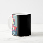 Angela Merkel - Obama-Stil Kaffeetasse (Vorderseite Links)