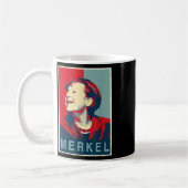 Angela Merkel - Obama-Stil Kaffeetasse (Links)
