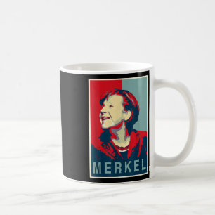 Angela Merkel - Obama-Stil Kaffeetasse