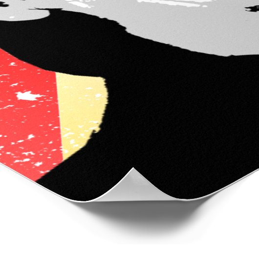 Angela Merkel Poster (Ecke)